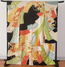Load image into Gallery viewer, Furisode Kimono - shibori and embroidery eternal
