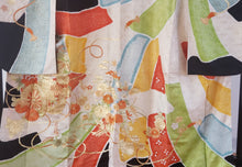 Load image into Gallery viewer, Furisode Kimono - shibori and embroidery eternal
