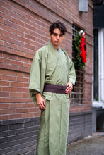 Load image into Gallery viewer, Kimono & Haori Jacket - light green, dark green