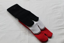 Load image into Gallery viewer, Two-Toe Tabi Socks - crew - antibacterial solid colors
