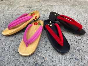 Geta Sandals - Lacquered Wood