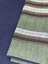 Load image into Gallery viewer, Vintage Nagoya Obi - Aizu Stripes on green