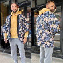 Load image into Gallery viewer, Padded Winter Jacket - reversible for unisex