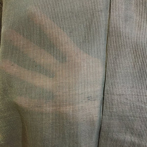 Men’s Unlined Haori Jacket - woven silver gray stripes