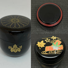 Load image into Gallery viewer, Tea Caddy (natsume) - real lacquer
