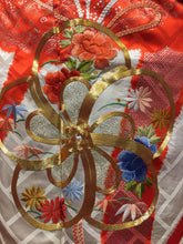 Load image into Gallery viewer, Furisode Kimono - celebratory red and white