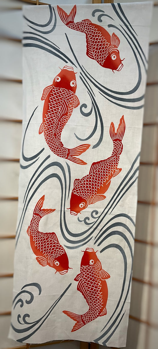 Printedin3D Japanese Koi Fish Quick Dry Bathrobe Towel Swim Towels