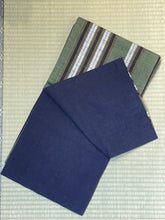 Load image into Gallery viewer, Vintage Nagoya Obi - Aizu Stripes on green