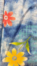 Load image into Gallery viewer, Traditional Yukata - summer flowers on blue sky