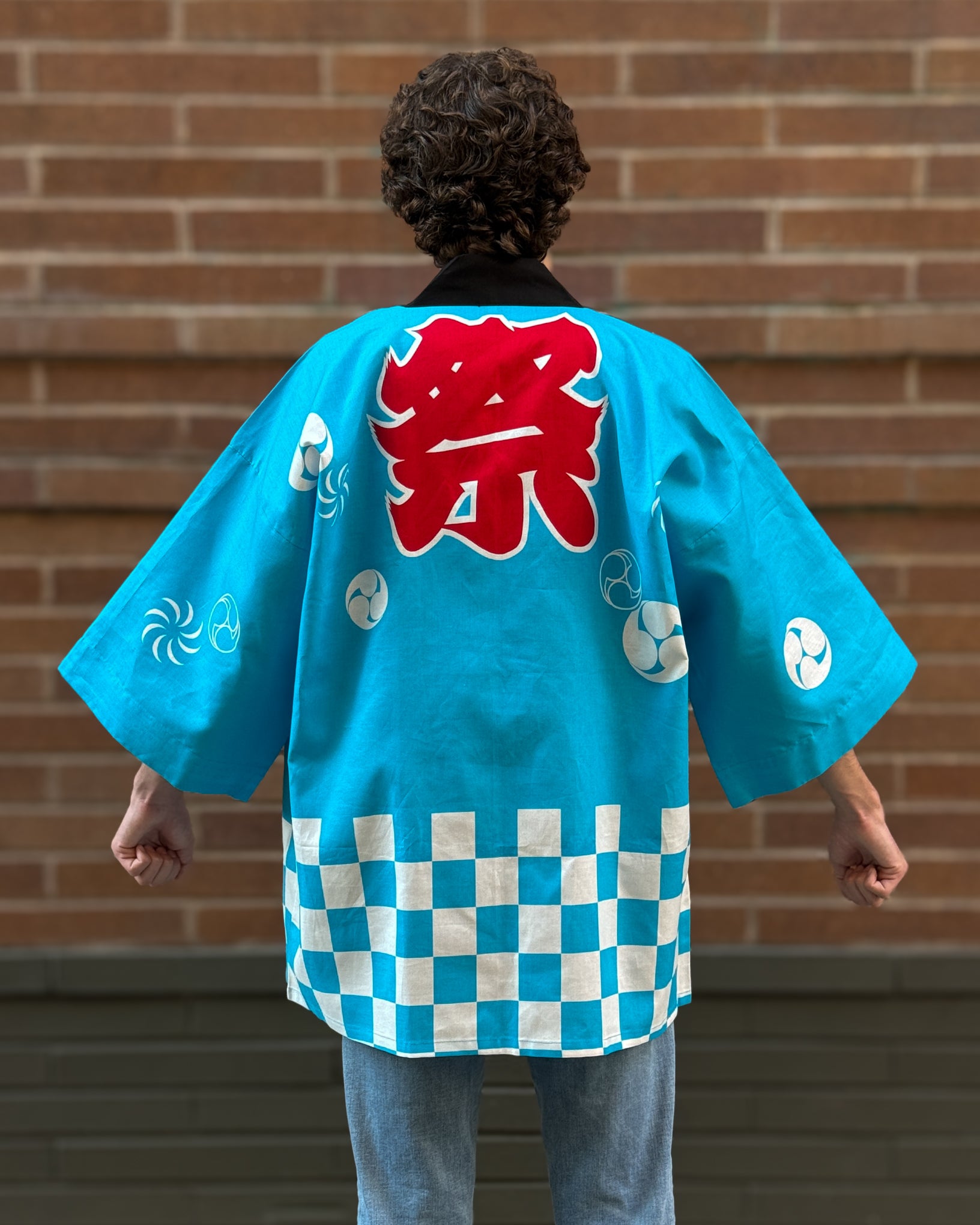 Hapi Jacket Unisex Cotton Jacket, Festival Happi Jacket – Kimono House NYC