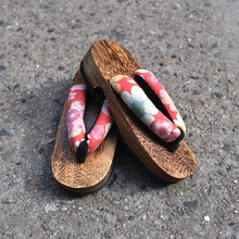 Load image into Gallery viewer, Kid’s Geta Sandals - paulownia wood / memory foam soft sandals
