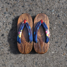 Load image into Gallery viewer, Kid’s Geta Sandals - paulownia wood / memory foam soft sandals
