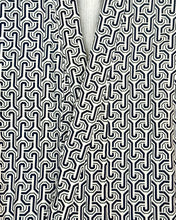 Load image into Gallery viewer, Lined Kimono Robe - geometric patterns/unisex
