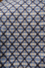 Load image into Gallery viewer, Flannel Kimono Robe - blue tartans, unisex
