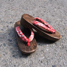 Load image into Gallery viewer, Kid’s Geta Sandals - paulownia wood / memory foam soft sandals
