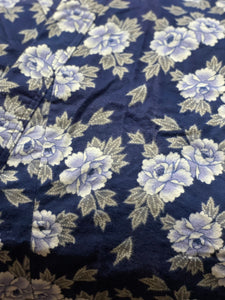 Flannel Kimono Robe - florals