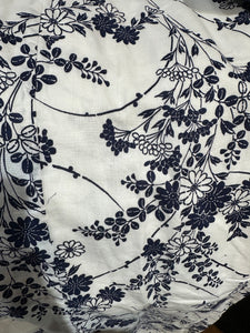 Lined Kimono Robe ( Nemaki )- floral patterns