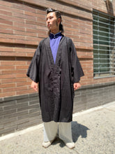 Load image into Gallery viewer, Kimono Robe - short - high grade cotton black
