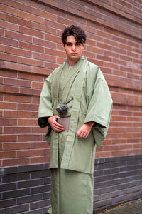 Kimono & Haori Jacket - light green