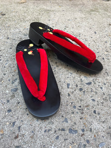 Geta Sandals - Lacquered Wood