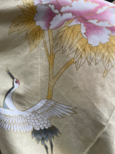 Load image into Gallery viewer, Traditional Yukata - peonies and cranes on yellow
