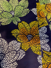 Load image into Gallery viewer, Traditional Yukata - Big Flowers on Natural Indigo

