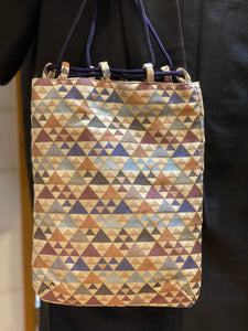 Handbag -  Drawstring Silk Kimono Fabric