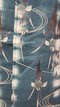 Load image into Gallery viewer, Traditional Yukata - hana shobu on teal
