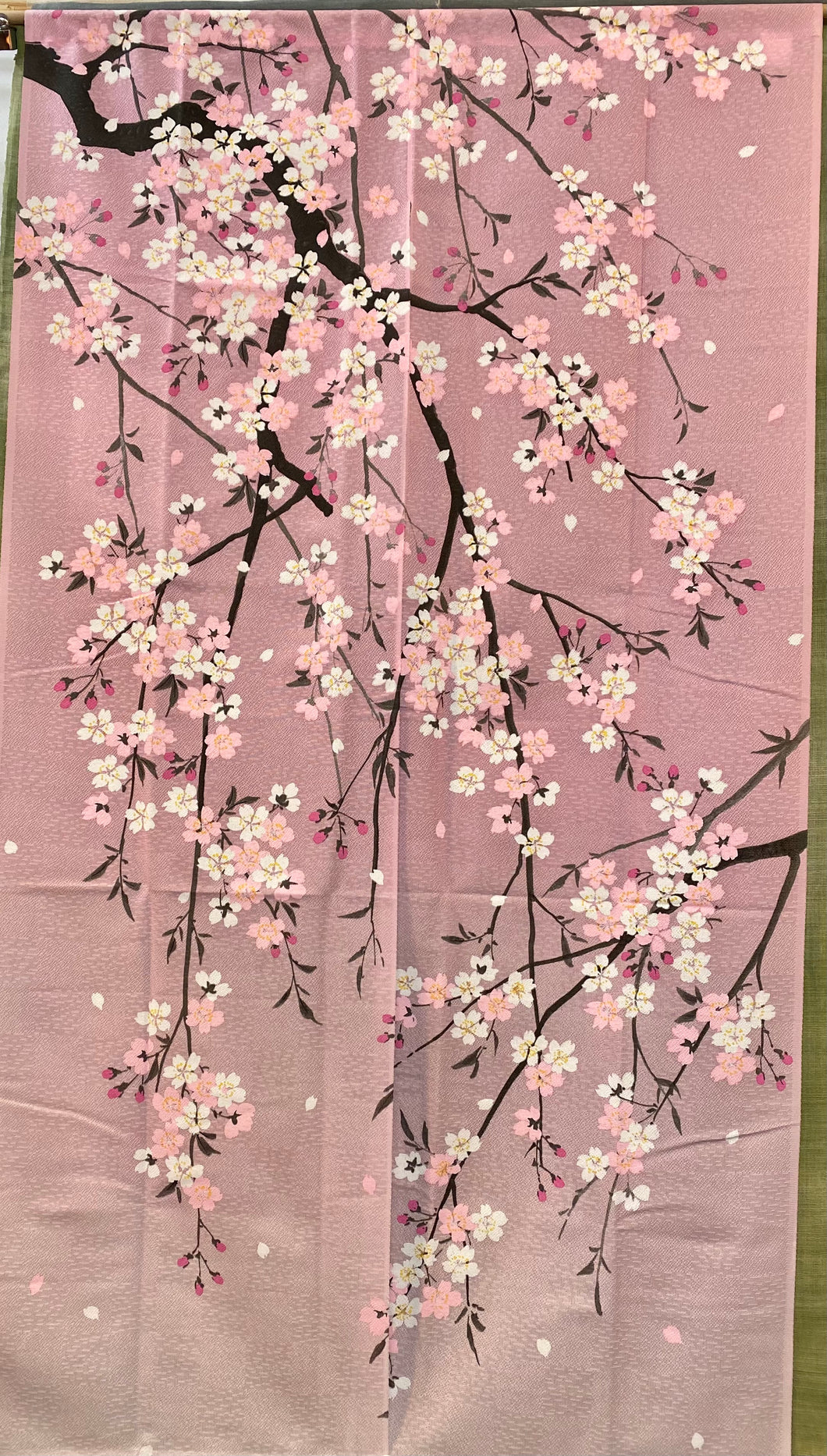 Noren Wall Hanging - pink cherry blossoms