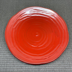 Tea Tray - red circle