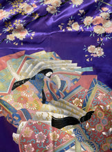 Load image into Gallery viewer, Kimono Robe - purple court ladies
