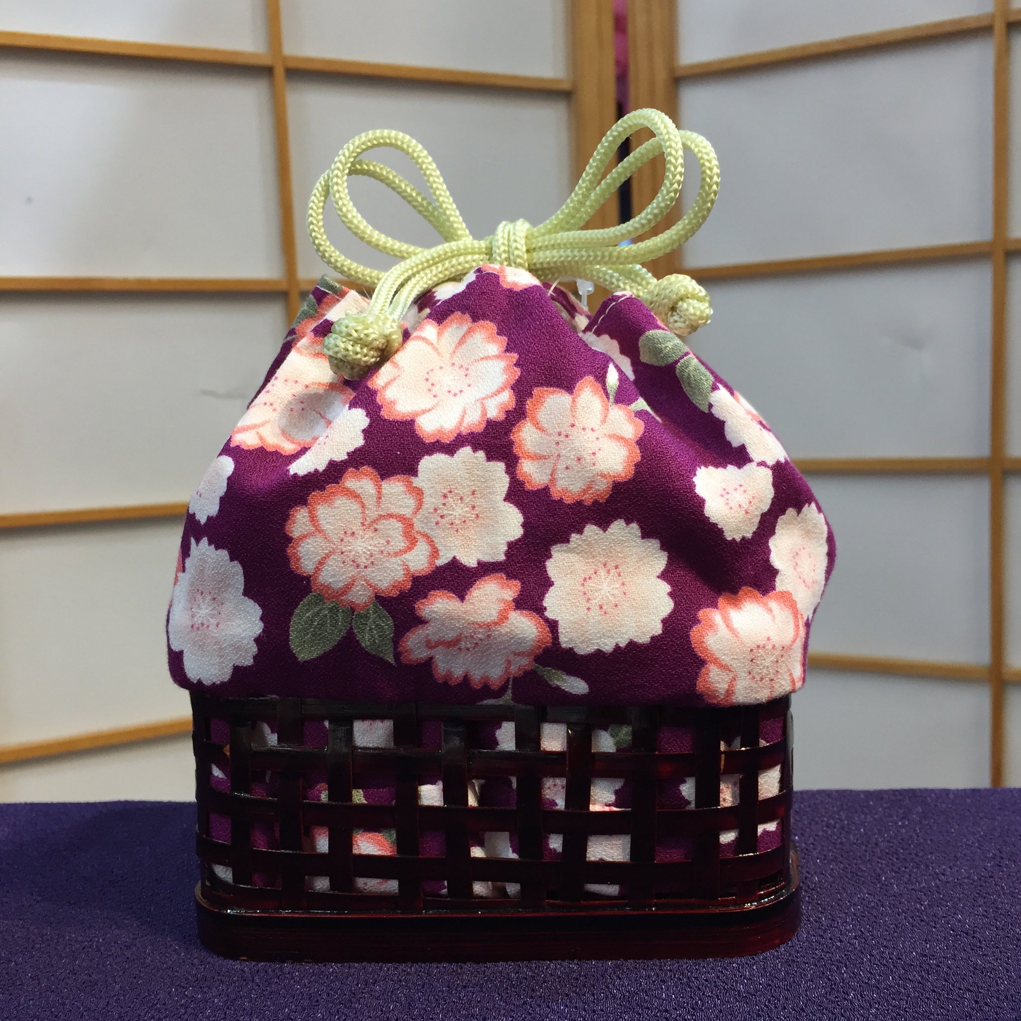 Japanese Traditional Kimono Obi Shoulder Bag, Small Bag, Made in Japan,flower  | eBay