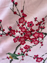 Load image into Gallery viewer, Kimono Robe - rose pink plum blossoms on pink
