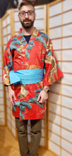 Load image into Gallery viewer, Satin Cotton Kimono Top

