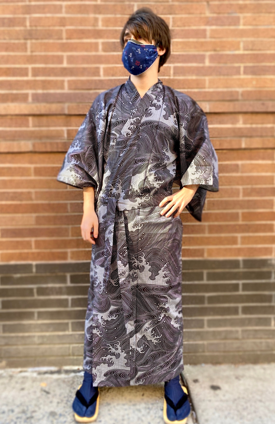 Men’s Yukata - waves