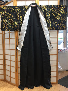 Women’s Dancing Kimono - black/gold water