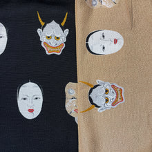 Load image into Gallery viewer, Furoshiki Square Wrapping Cloth - Noh masks
